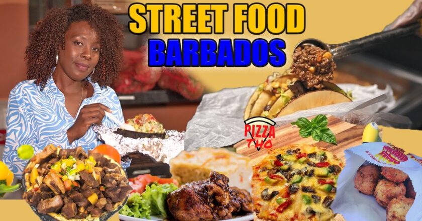 Video: THE BEST BEST STREET FOOD IN BARBADOS.