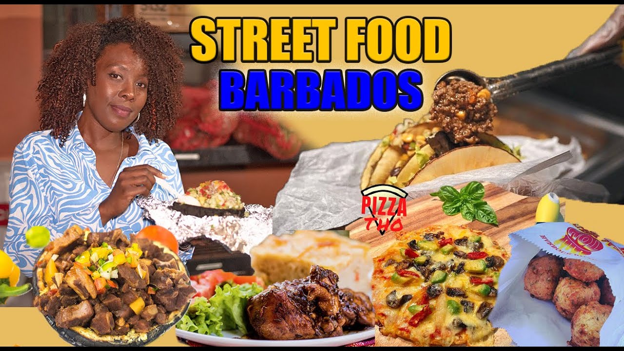 Video: THE BEST BEST STREET FOOD IN BARBADOS.