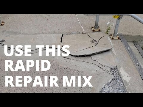 Video: How To Repair Broken Concrete | Fix Concrete Driveways, Patios, Sidewalks, & Pool Decks