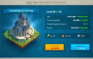 Rise Of Kingdoms Upgrades