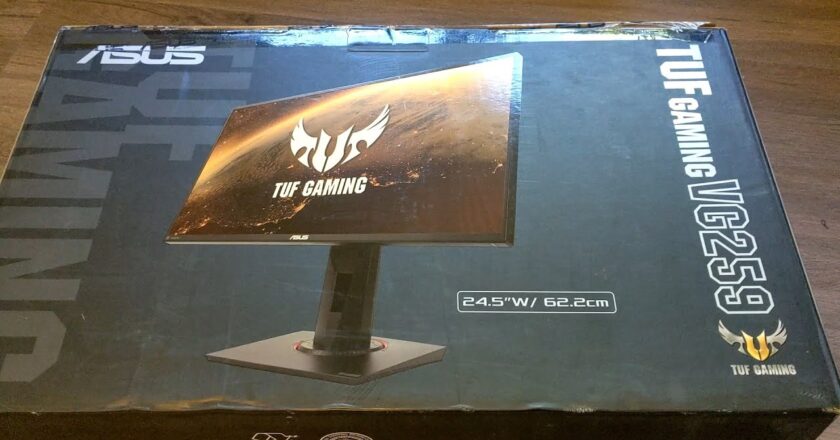 Gaming Videos: UNBOXING VG259QM then plugging in and checkin out features. ~IPS PANEL GAMING low lag~ ASUS TUF