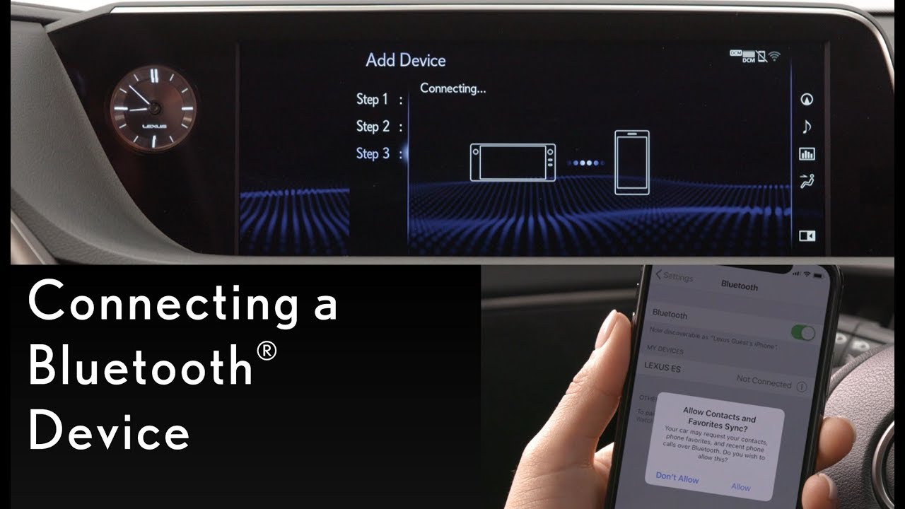 Video: How-To Connect to Your Bluetooth Device | Lexus