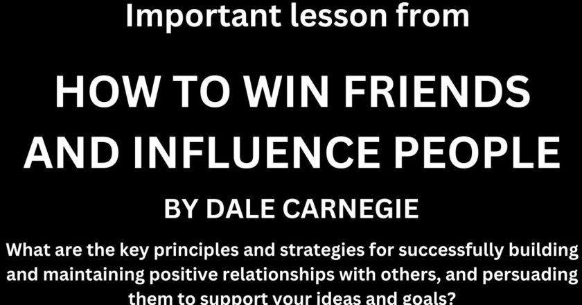 Video: 10 essential social skills from HOW TO WIN FRIENDS AND INFLUENCE PEOPLE books to read