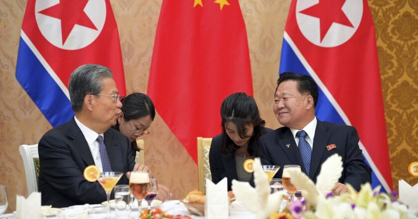 Latest data: Chinese official talks with North Korean counterpart at highest-level meeting of nations in years