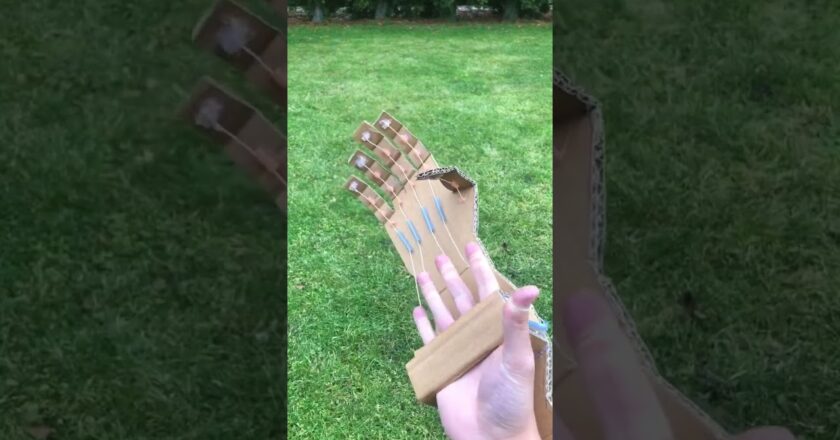 How to Make a Robotic Arm from Cardboard #shorts #lifehacks